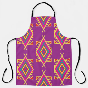 Boho Chic: Ethnisches nahtloses Ornament Schürze
