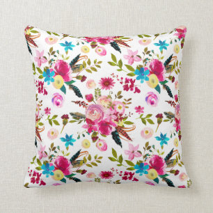 Boho Chic Floral   Doppelkissen Kissen
