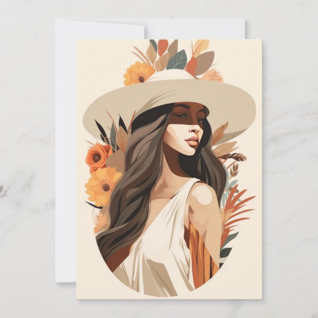 Boho Chic Floral Elegance (Vorderseite)