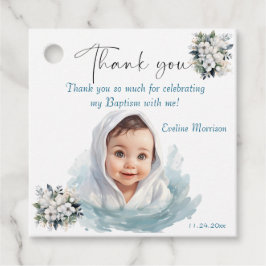 Boho Chic Floral Girls Taufe Geschenkanhänger