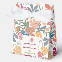 Boho Chic Floral Mitte des Jahrhunderts Retro Hoch