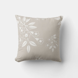 Boho Chic Floral Pattern Ästhetik Kissen