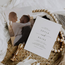 Boho Chic Green and White Lässig Foto Wedding