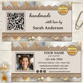 Boho Chic Handmade Modern Crafts Visitenkarte