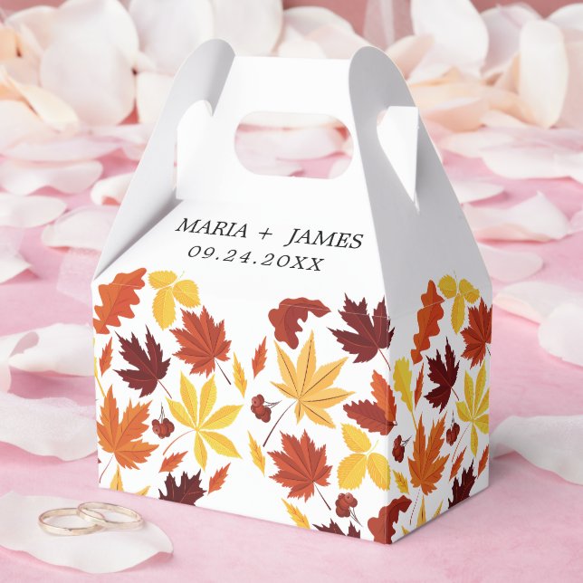 Boho Chic Hochzeit im Herbst Geschenkschachtel (Hochzeit)