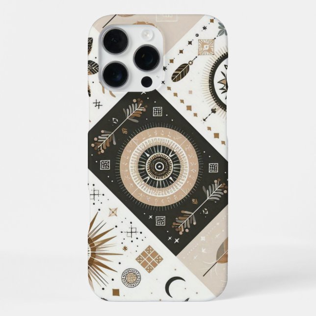 Boho Chic iPhone Case - Stilvoll und geschützt Hülle (Rückseite)