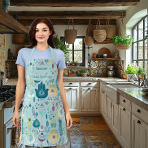 Boho Chic mit Hamsa Hand und floralen Akzenten Tür