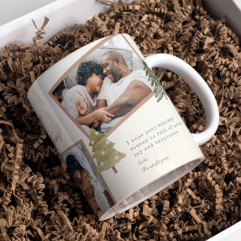 Boho Chic Multi Foto Weihnachtsbaum Kaffeetasse