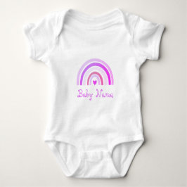 Boho Chic Name Lila Rainbow Baby Strampler