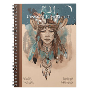 Boho Chic Native Spirit - Feathers, Dreamcatchers Notizblock
