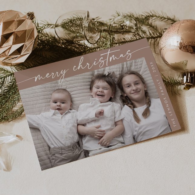 Boho Chic Neutral Foto Spaß Weihnachten (Von Creator hochgeladen)