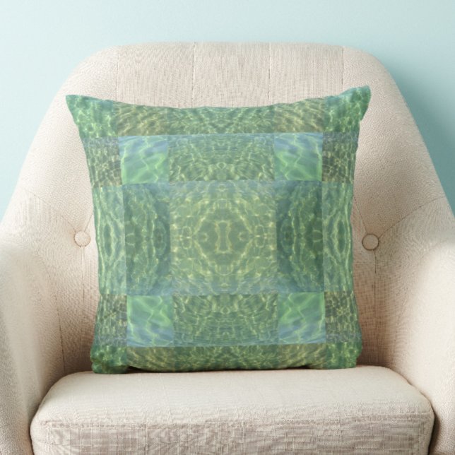 Boho Chic Ocean Green und Sea Kissen (Von Creator hochgeladen)
