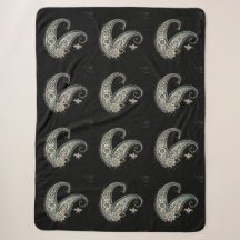 Boho Chic Paisley Nahtloses Muster
