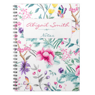 Boho Chic Personalisiertes Notebook Notizblock