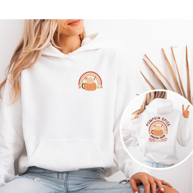 Boho Chic Pumpkin Spice Social Club Hoodie (Von Creator hochgeladen)