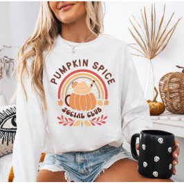 Boho Chic Pumpkin Spice Social Club Sweatshirt