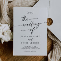 Boho Chic Schwarz und Weiß die Hochzeit von