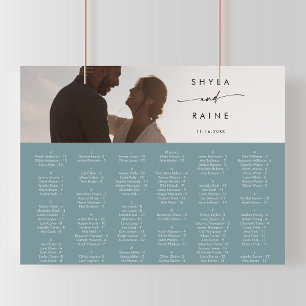 Boho Chic Seafoam Aquamarine Bildübersicht Poster