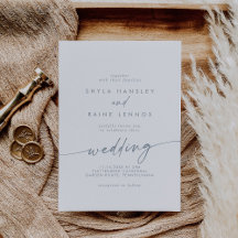 Boho Chic Slate Blue Wedding