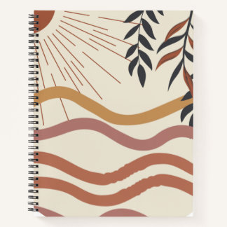 Boho Chic Spiral Notebook | Design Notizbuch