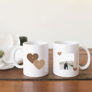 Boho Chic Terracotta valentine's Day Foto Kaffeetasse