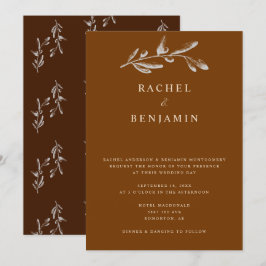 Boho Chic Wedding Parco Tassino Einladung