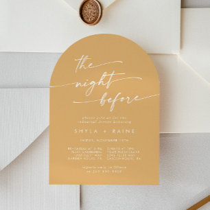 Boho Chic Yellow Marigold Probe Dinner Einladung