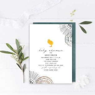 Boho Chick Baby Shower Einladung