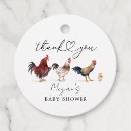 Boho Chicken Baby Dusche Geschenkanhänger
