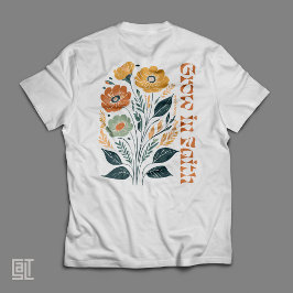Boho Christlich Inspiration wächst im Glauben T-Shirt