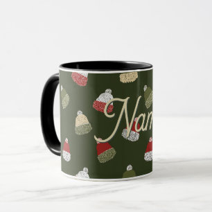 Boho Christmas Beanie Tasse
