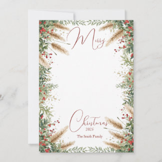 Boho Christmas Card Einladung