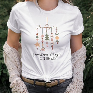 Boho Christmas Magic Festivals Holiday T-Shirt