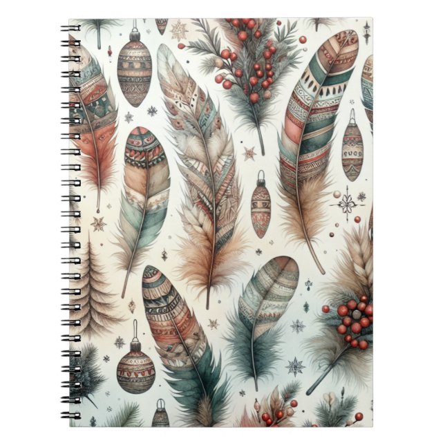 Boho Christmas Notizblock (Vorderseite)