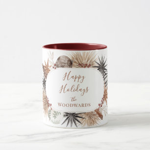Boho Christmas Personalisiert Tasse