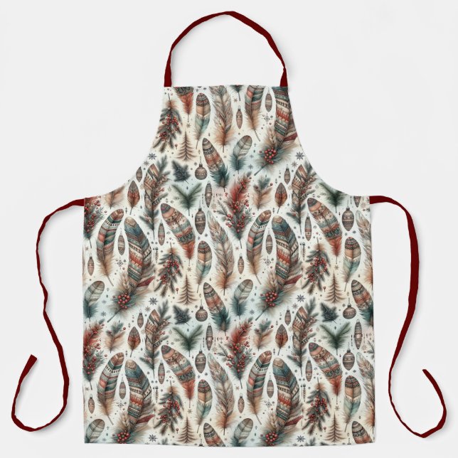 Boho Christmas Schürze (Vorderseite)