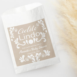 Boho Cielito Lindo Mexican Baby Shower Geschenktütchen