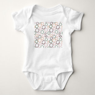Boho Circles Baby Strampler