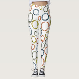 Boho Circles Leggings