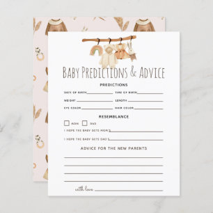 Boho Clothesline Girl Baby Vorhersagen & Ratschläg