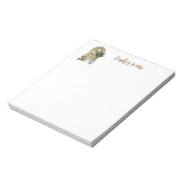 Boho Coffee Pflanze Lover Notepad Notizblock