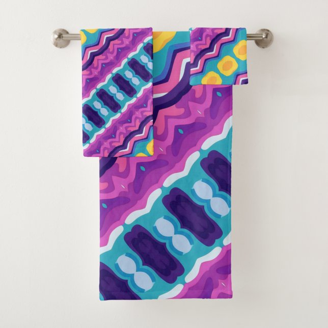 Boho Colorful 37 Badhandtuch Set (Insitu)