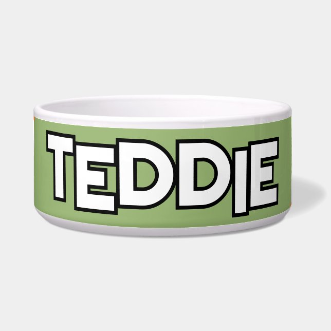 Boho Colors Aquamarin Sage Green Napf (Vorderseite)