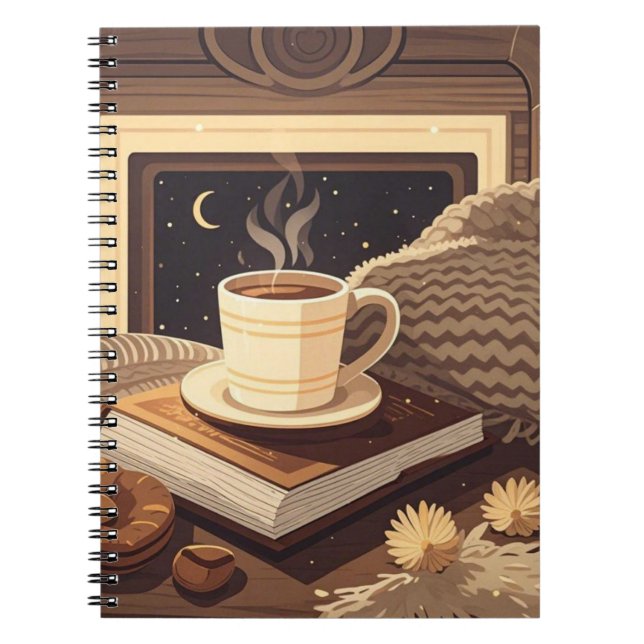 Boho Cosy Night - Feiern Sie gemütliche Nächte Notizblock (Vorderseite)