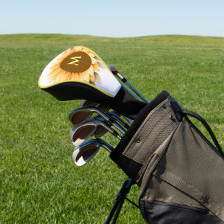 Boho Cottage Core Benutzerdefinierter Anfangsbuchs Golf Headcover