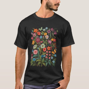 Boho Cottagecore Blumengarten Pflanzenliebhaber Bo T-Shirt