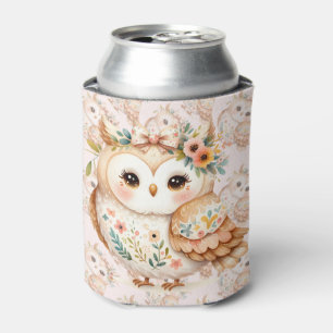 Boho Cottagecore Eule Floral Farmcore Charme Dosenkühler