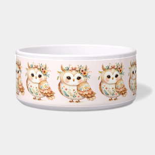 Boho Cottagecore Eule Floral Farmcore Charme Napf