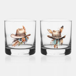Boho Cowgirl Social Club Rocks Glasses Whiskyglas