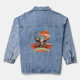 Boho Cowgirl Spirit Wild West Jeansjacke